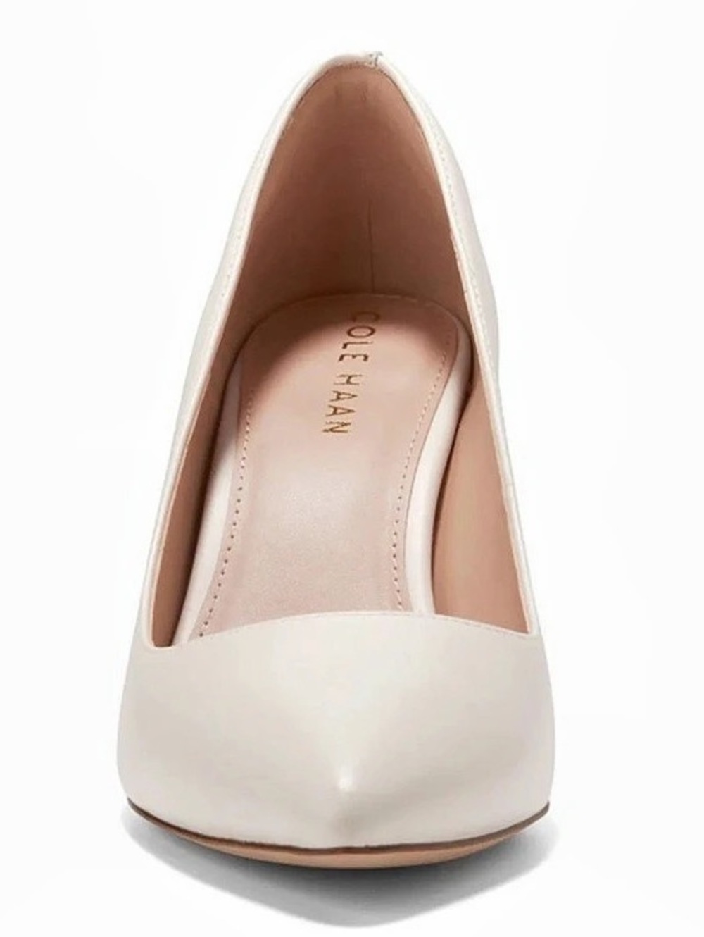 Cole Haan Myla Pump Pointed Toe Pumps in White US 9 B Like New